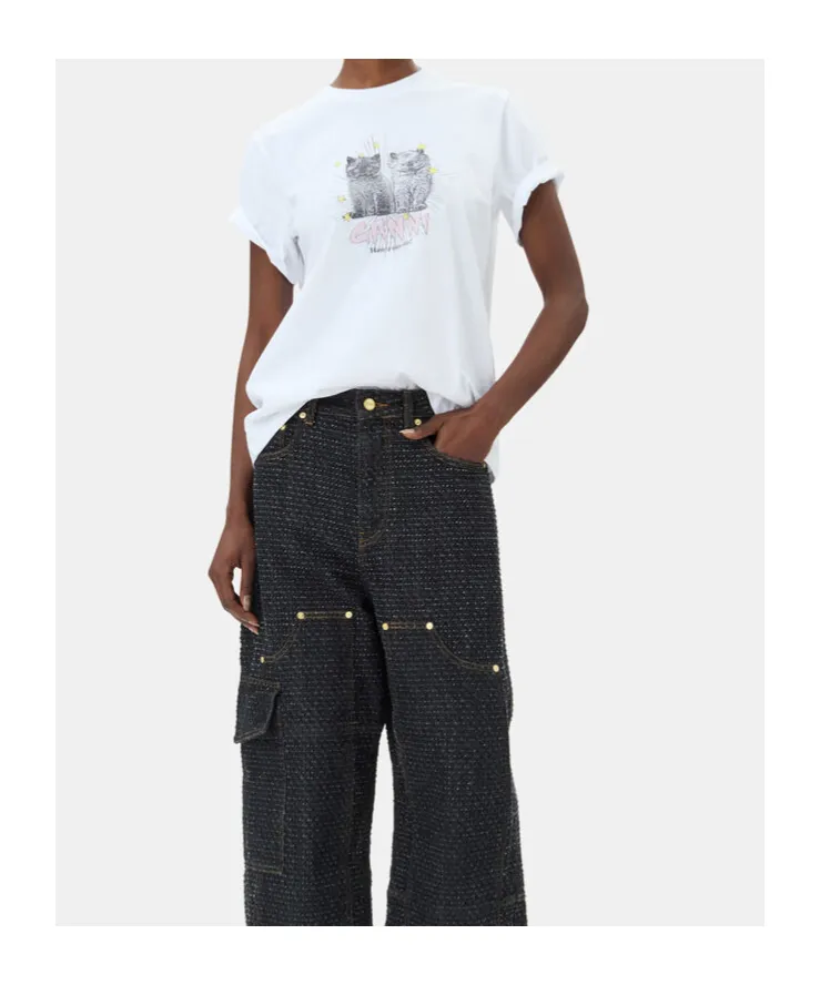T-Shirt With Colorful Print
