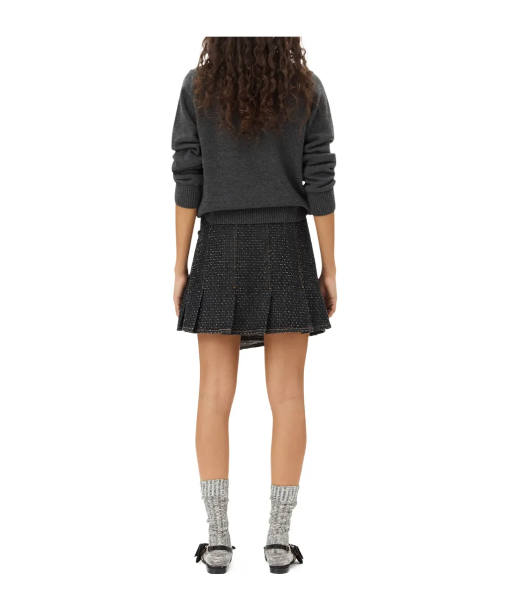Sweater With Colorful Bear Motif