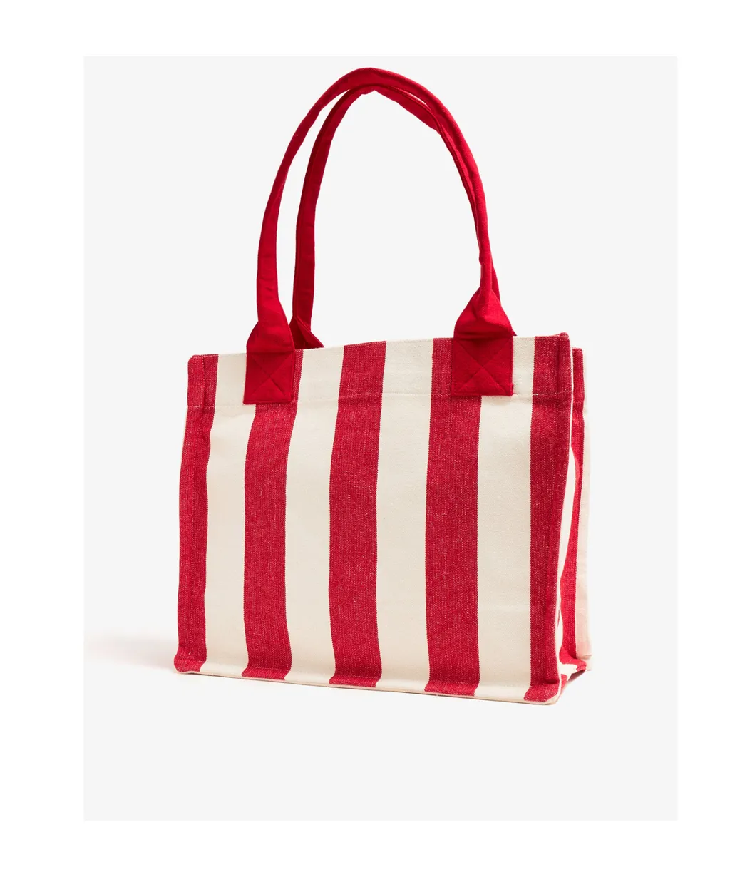 Red Striped Easy Shopper Large
