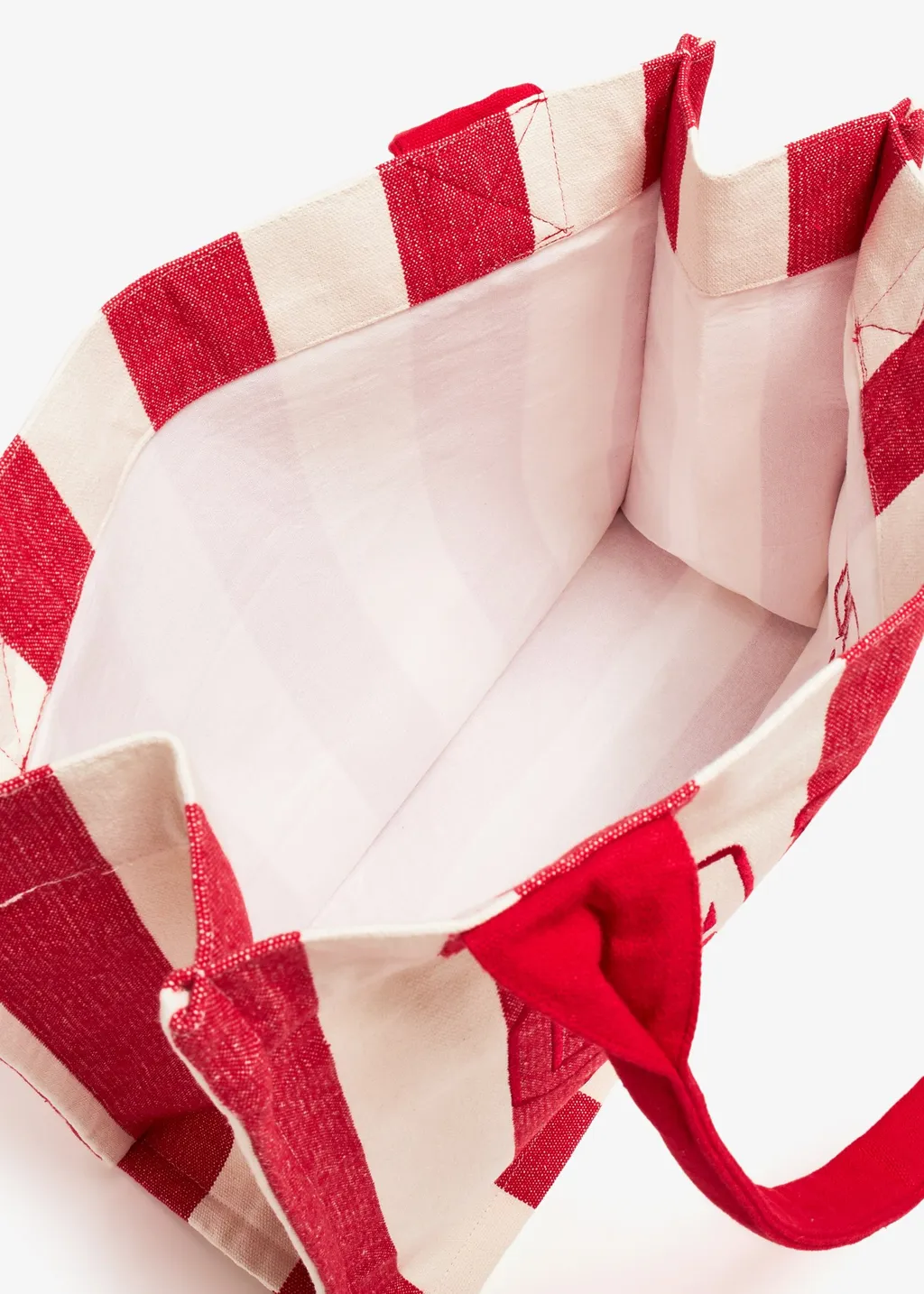 Red Striped Easy Shopper Large
