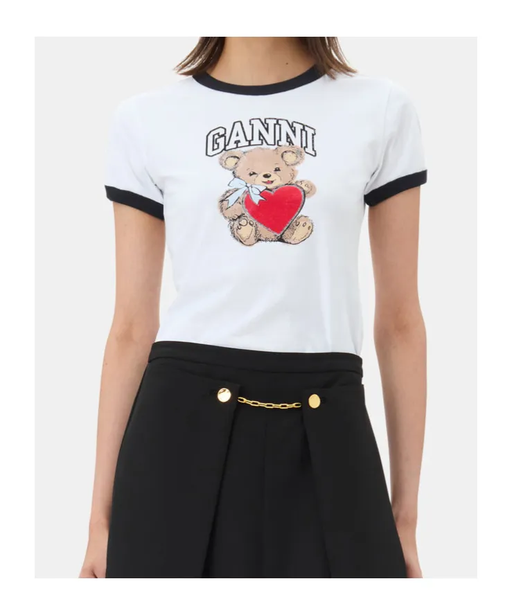 T-Shirt With Colorful Print