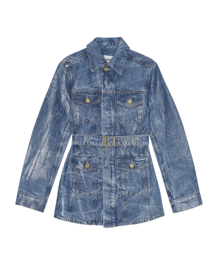 Foil Denim Jacket