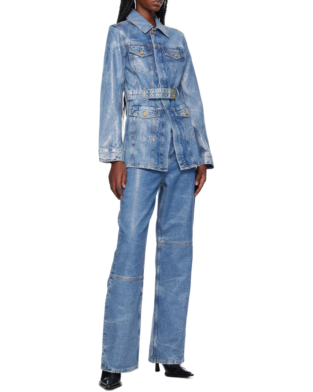 Foil Denim Jacket