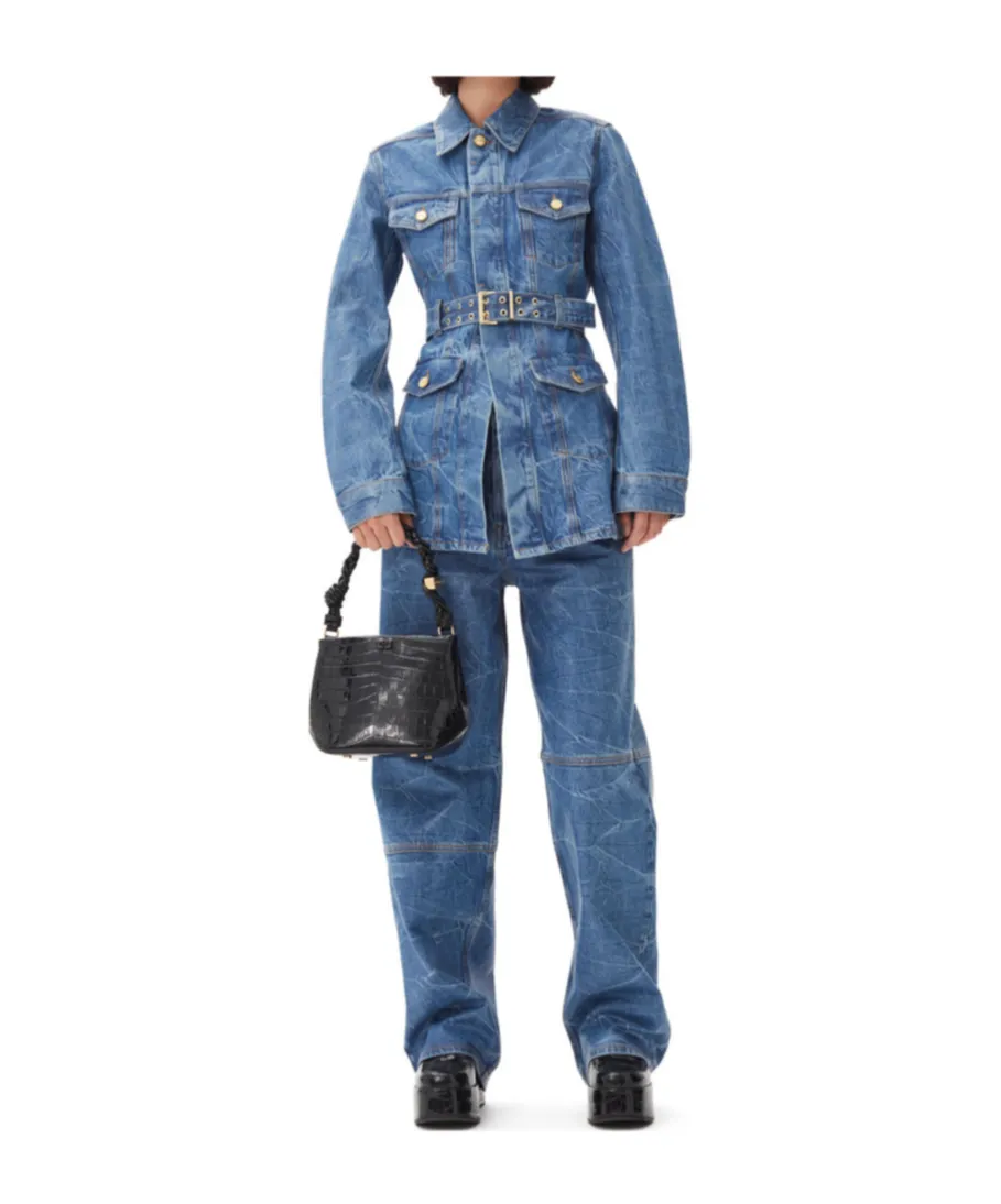 Foil Denim Jacket