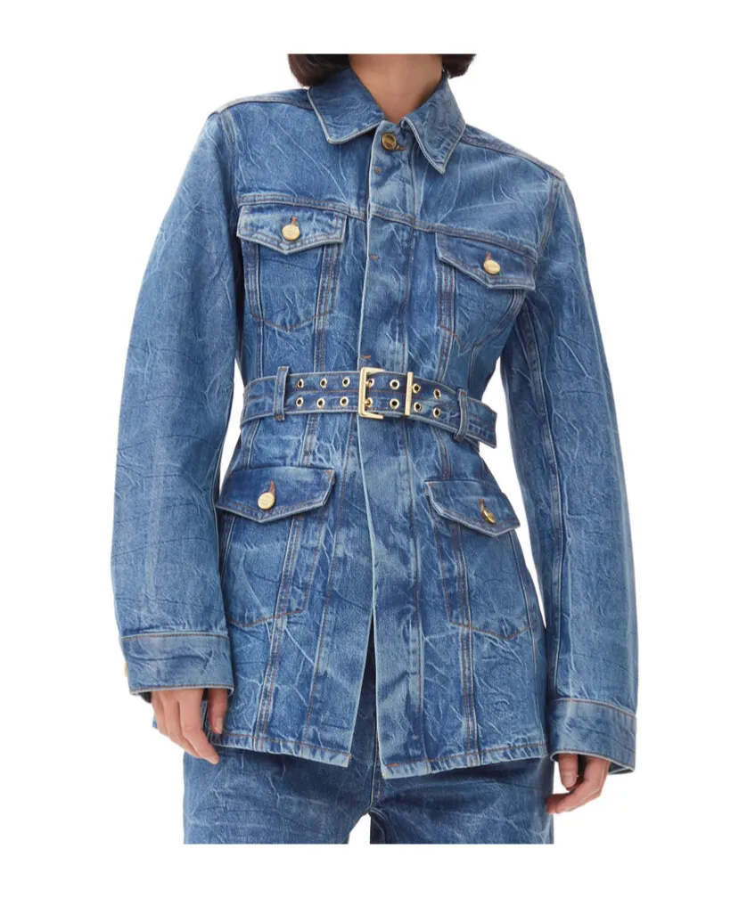 Foil Denim Jacket