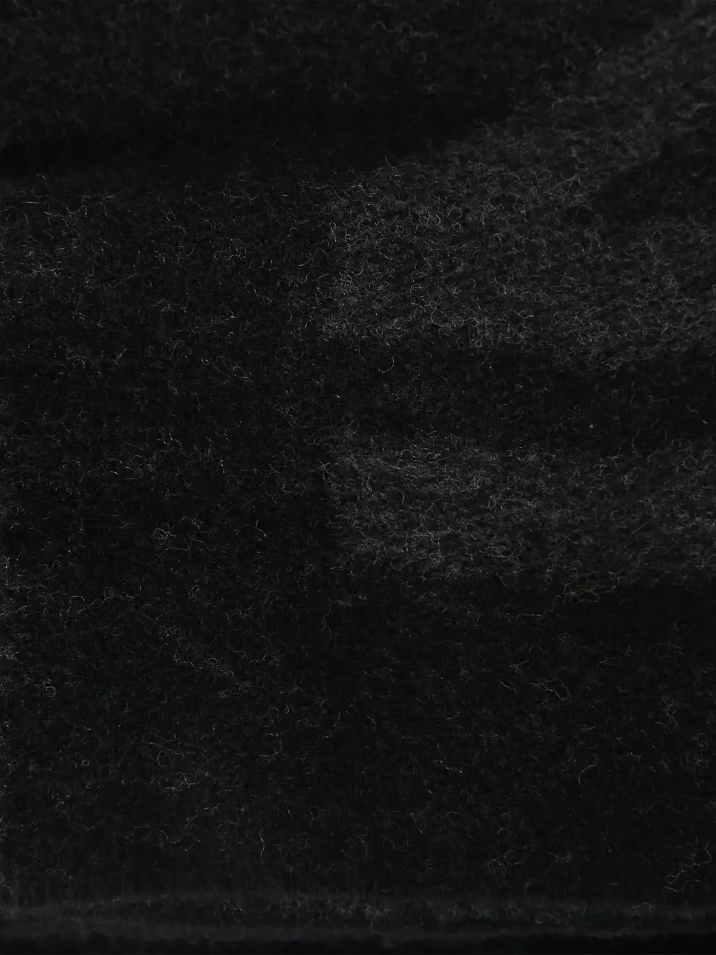 Logo Detailed Fringed Scarf