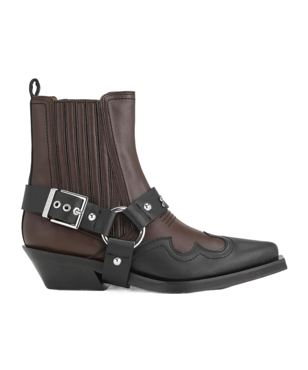 Low Cut Western Chelsea Boots