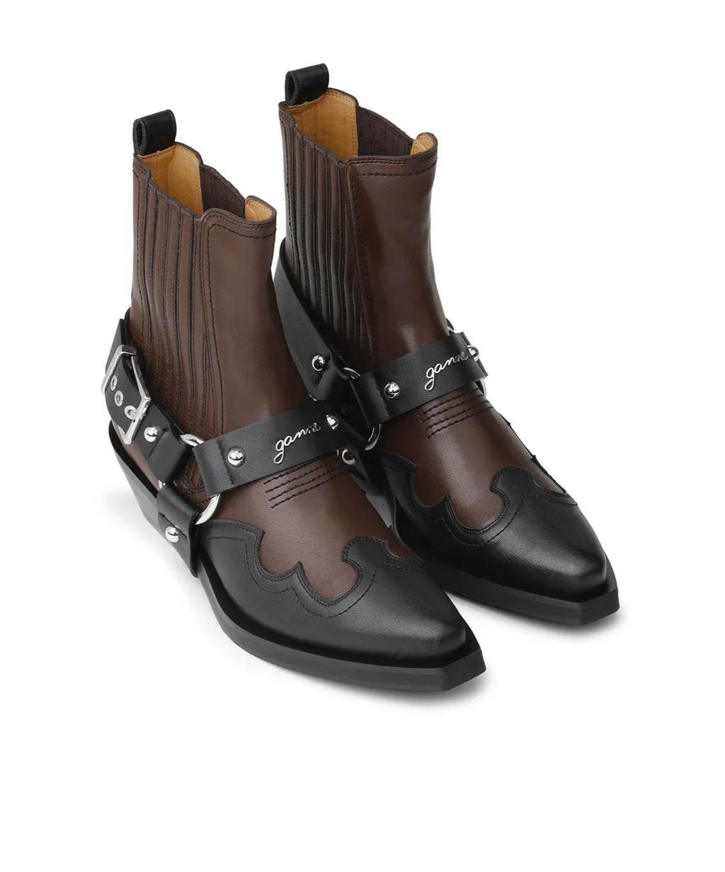 Low Cut Western Chelsea Boots