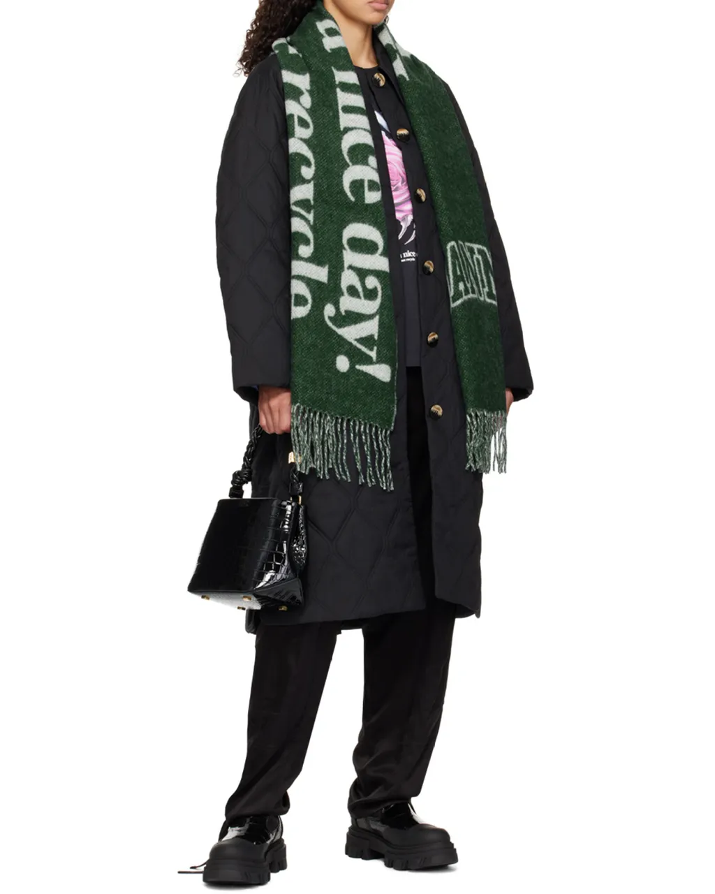 Wool Scarf With Logo