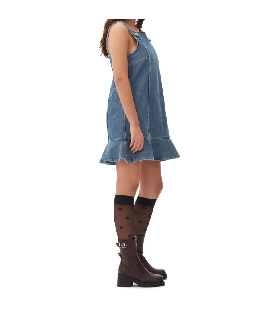 Blue Denim Mini Dress