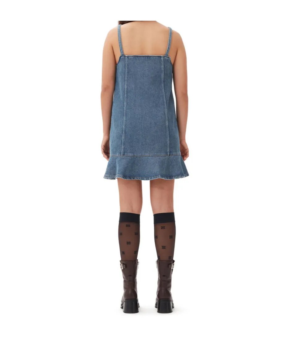 Blue Denim Mini Dress