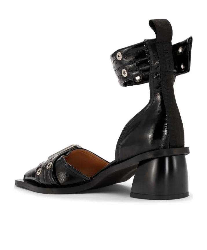 Buckled Open Cut Pumps