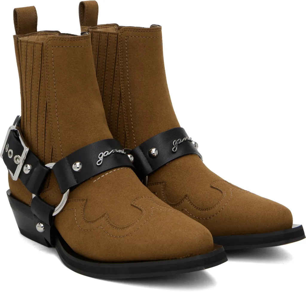 Low Cut Western Chelsea Boots