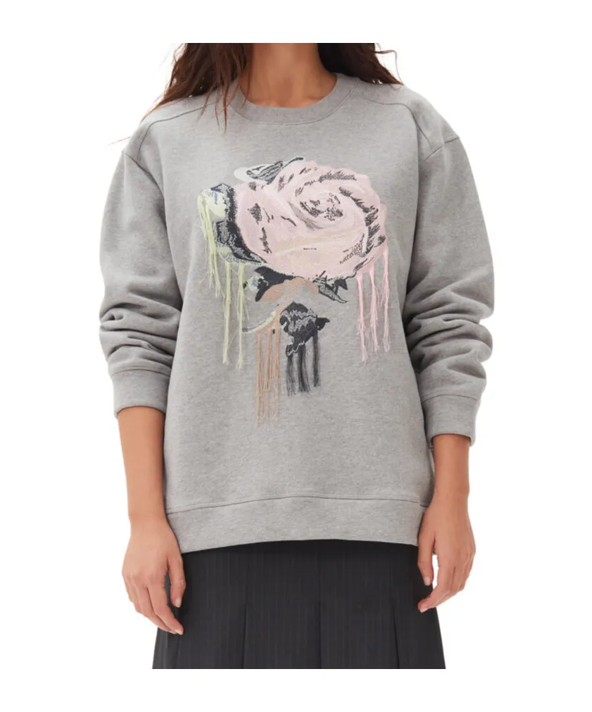 Sweatshirt With Embroidery