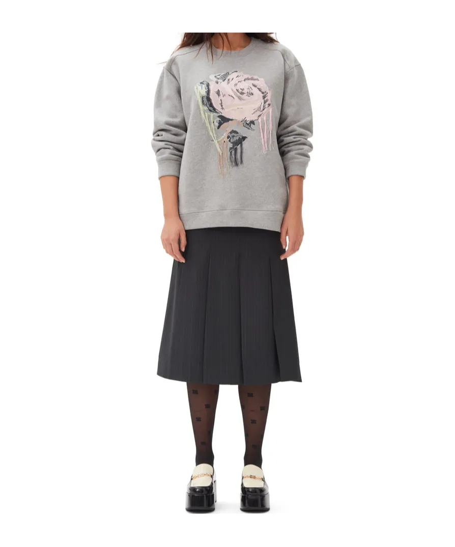 Sweatshirt With Embroidery