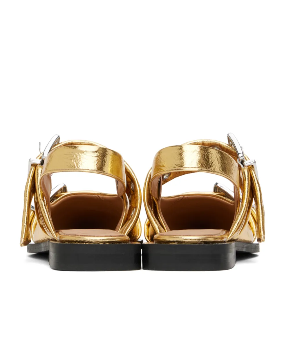 Feminine Buckle Ballet Shoes