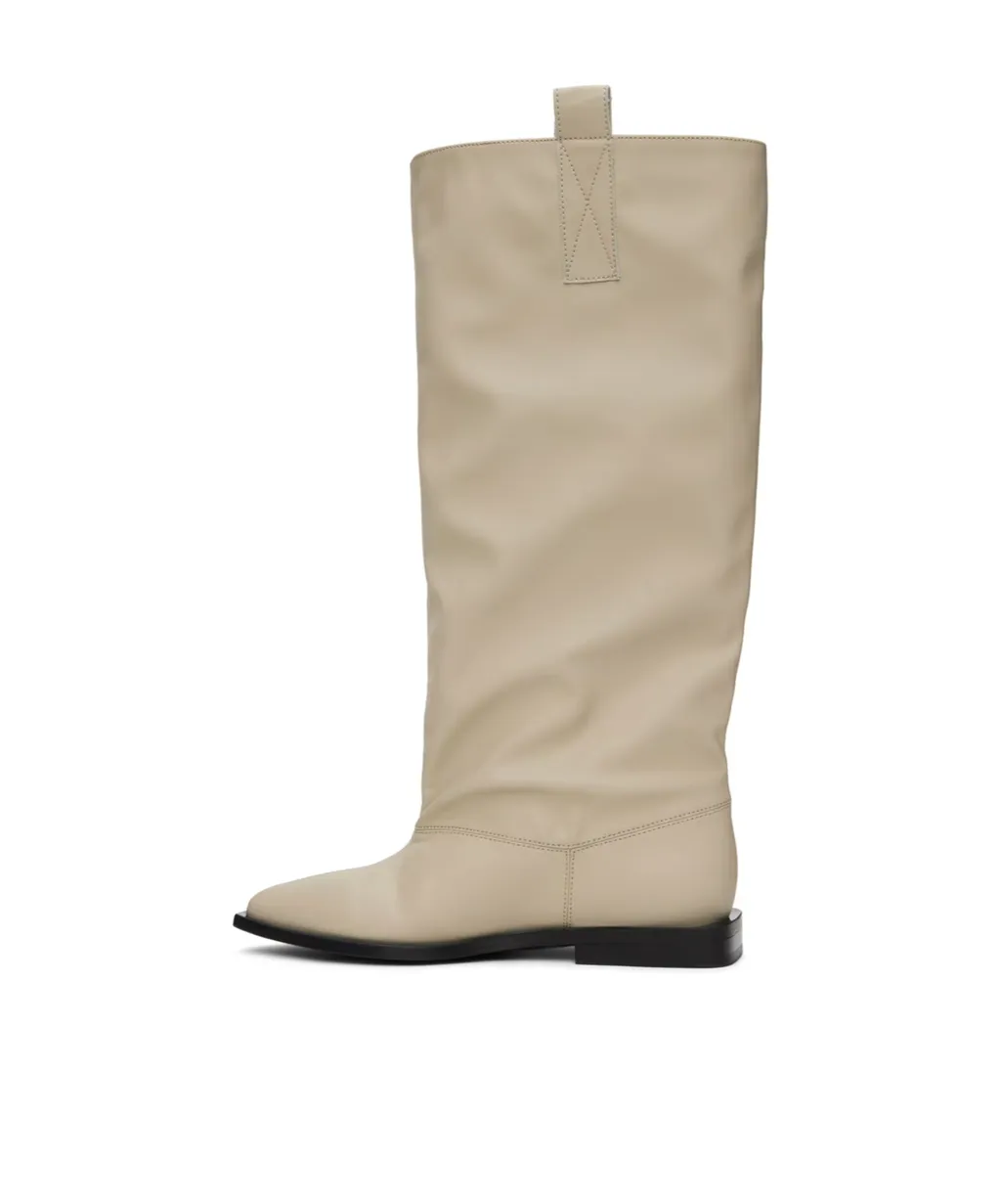 Pointed Toe Slouchy Knee-High Boots