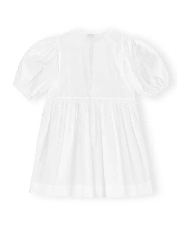 Poplin Tie String Mini Dress