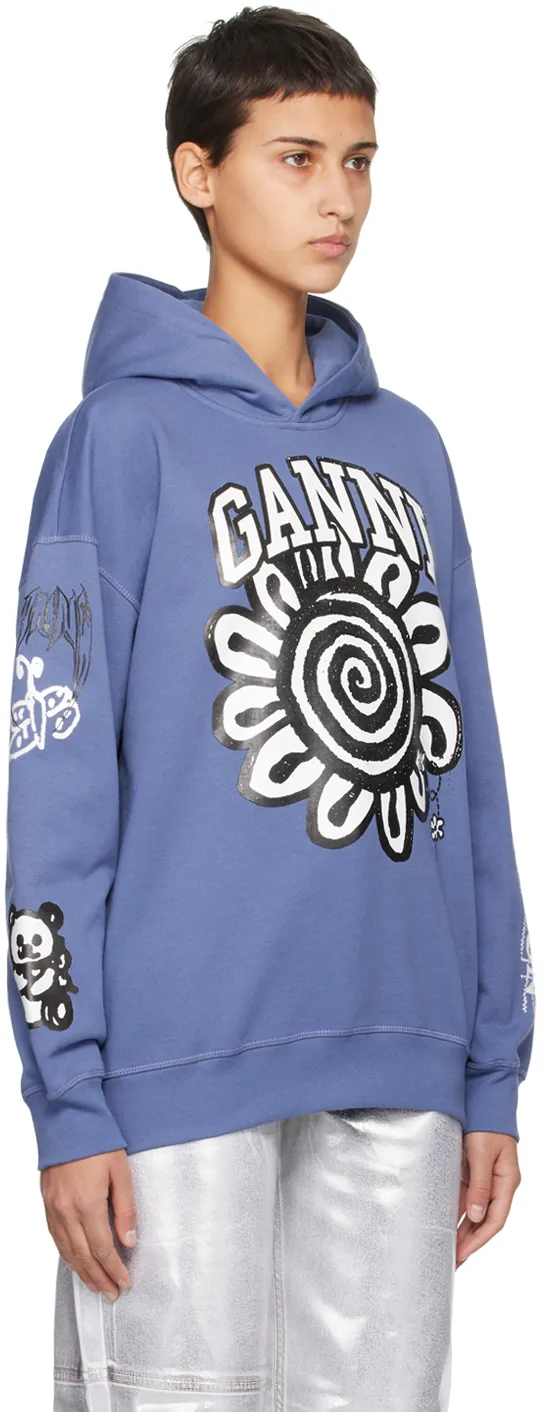 Floral Printed Hoodie