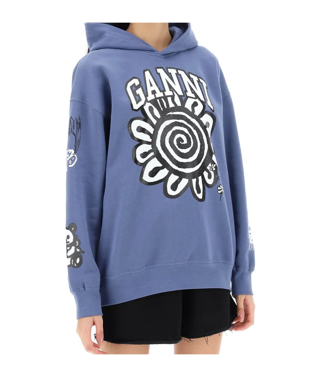 Floral Printed Hoodie