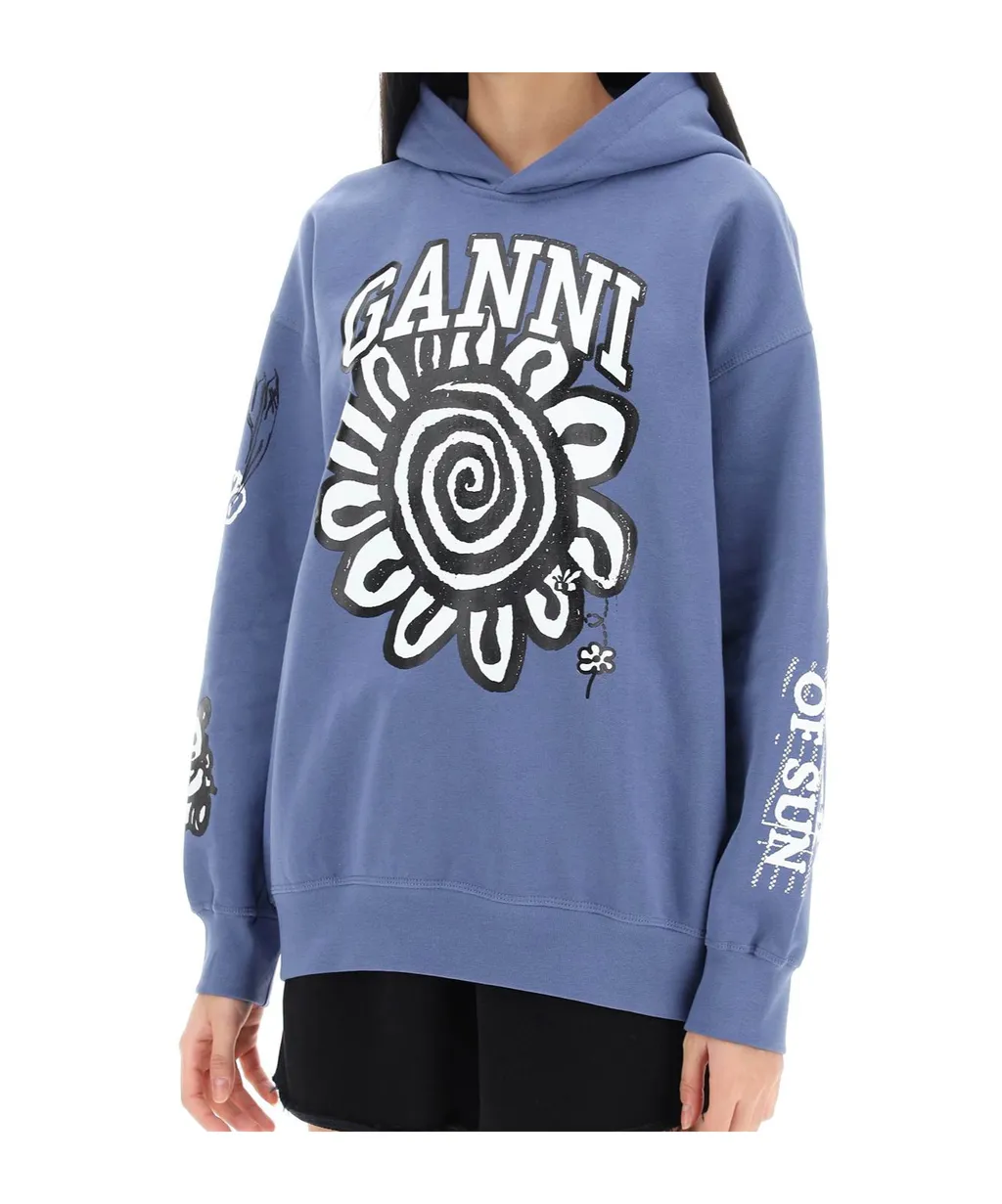 Floral Printed Hoodie
