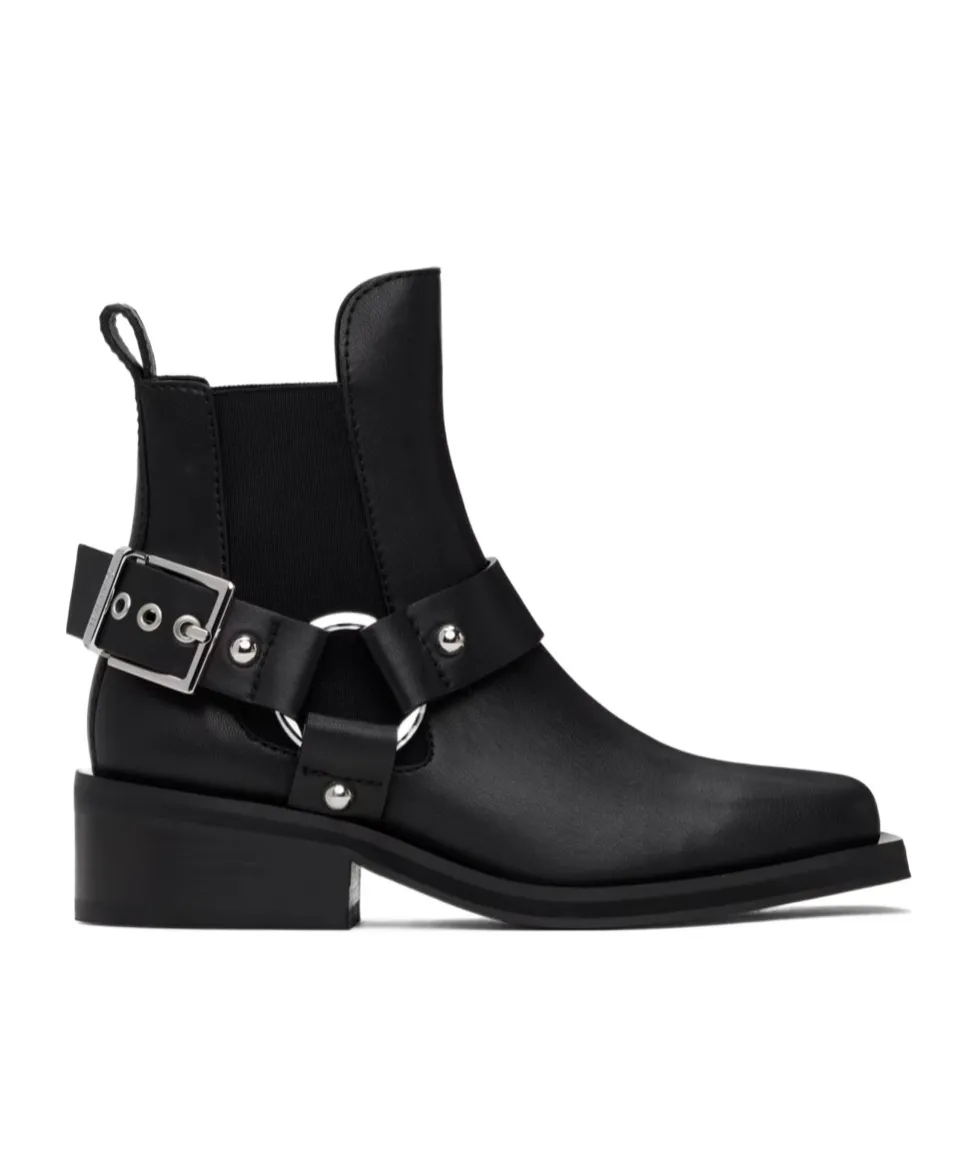 Low Cut Biker Chelsea Boots