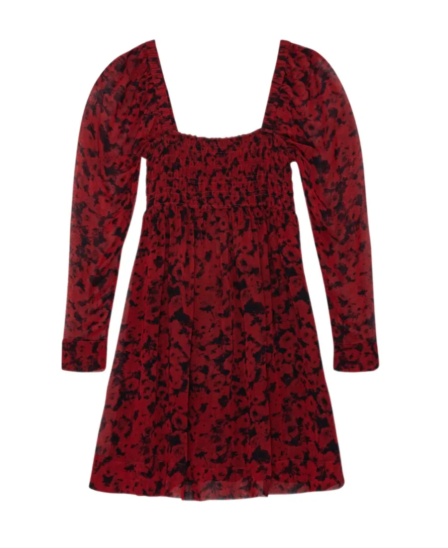 Printed Georgette Mini Dress