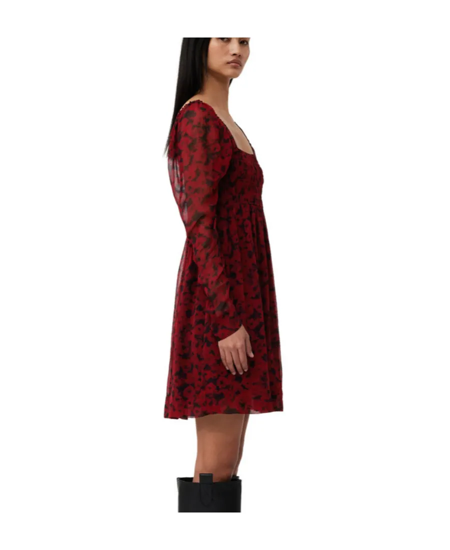 Printed Georgette Mini Dress
