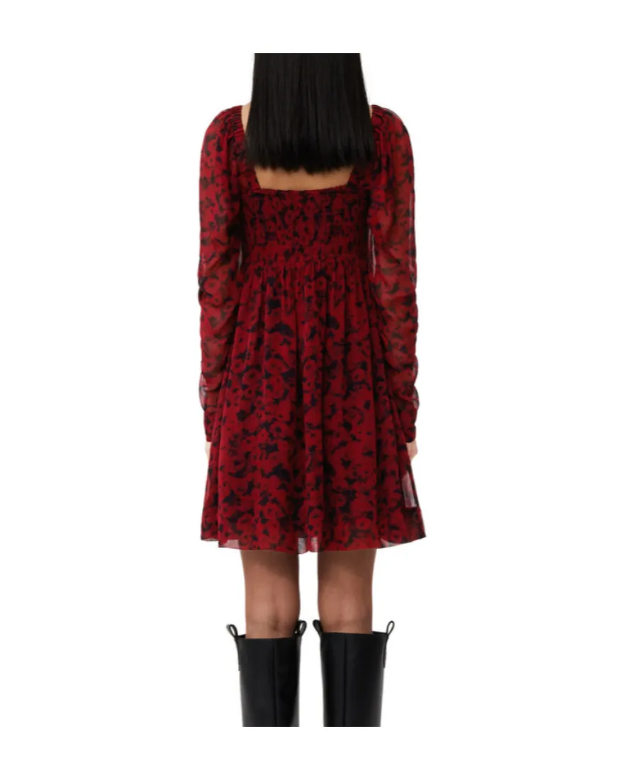 Printed Georgette Mini Dress