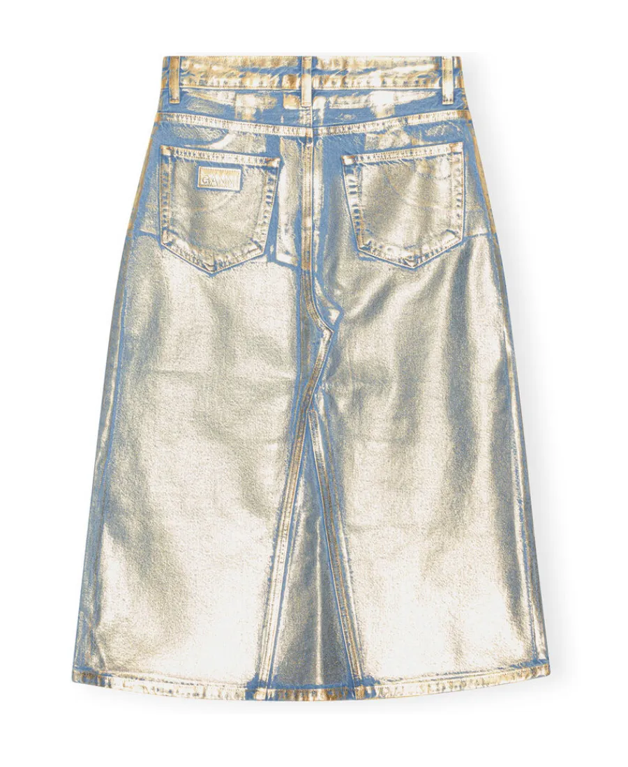 Denim Midi Skirt