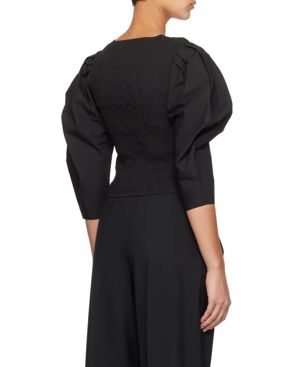 Top With Puff Sleeves