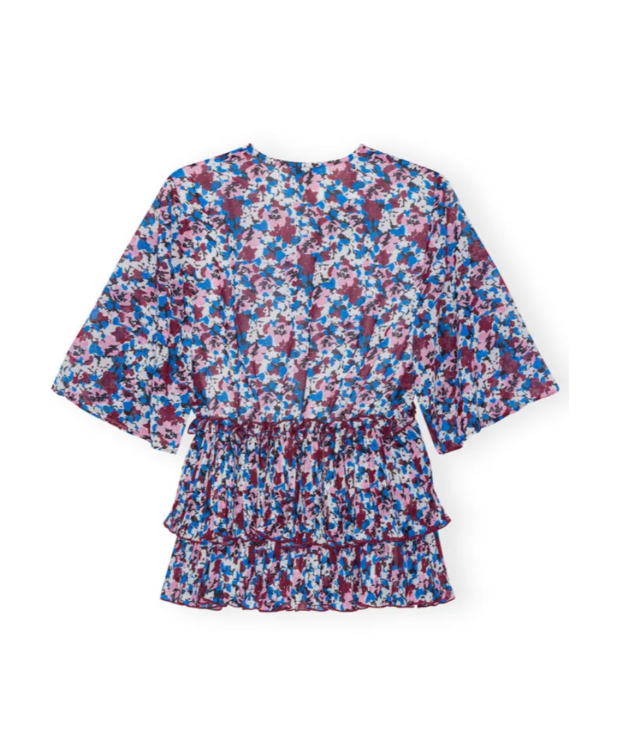 Top With Floral Motif