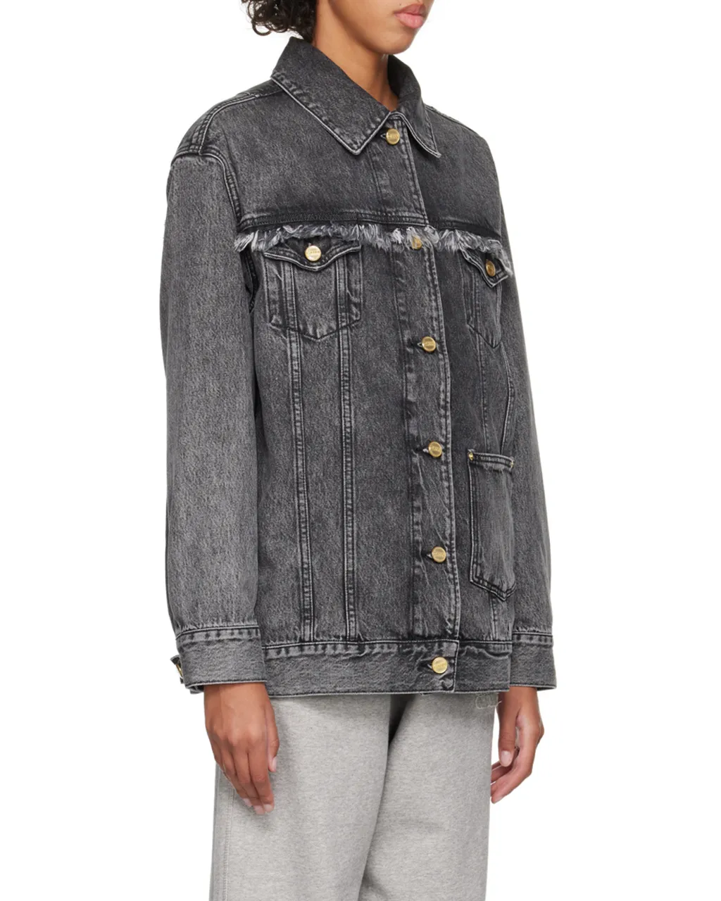 Buttoned Denim Jacket
