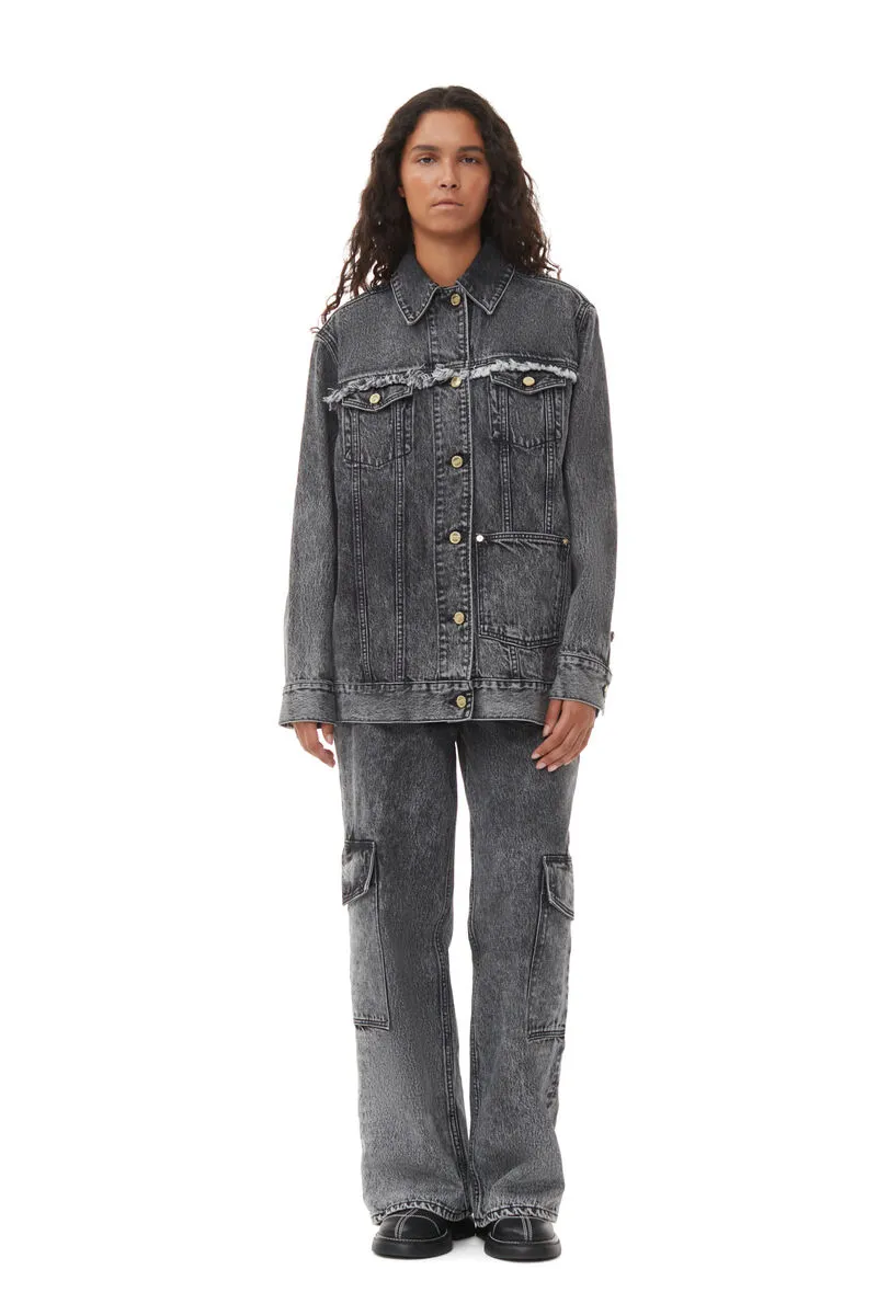 Buttoned Denim Jacket