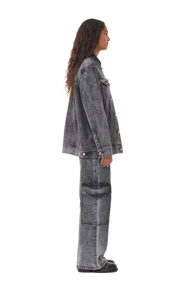 Buttoned Denim Jacket