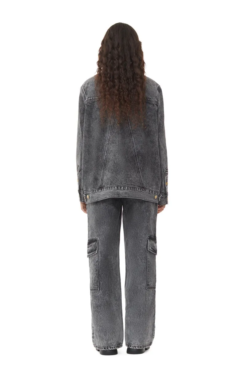 Buttoned Denim Jacket