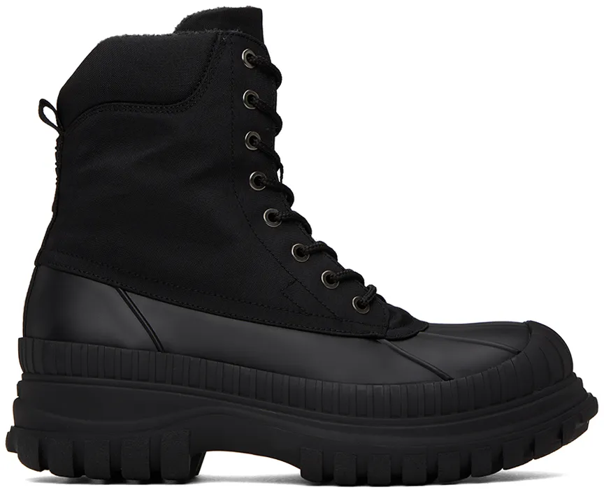 Chunky-Sole Lace-Up Ankle Boots
