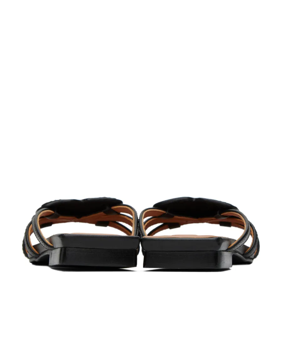 Butterfly Strass Flat Sandals