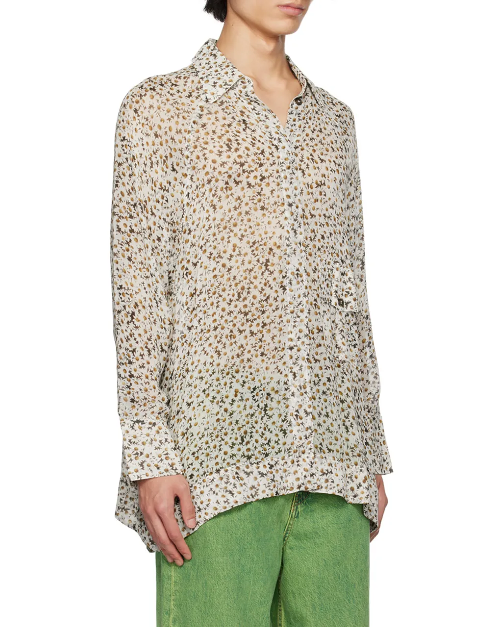 Floral-Print Long-Sleeve Shirt