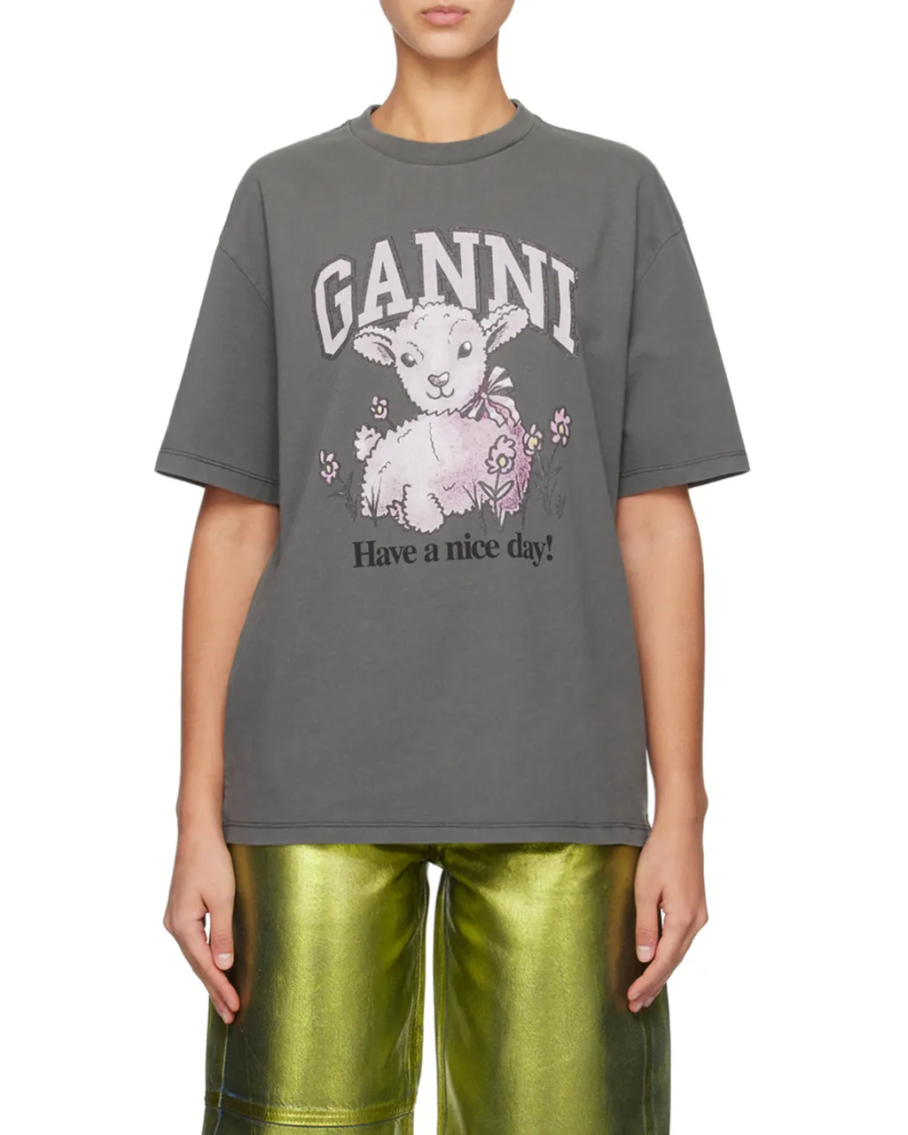 Logo Printed Crewneck T-Shirt
