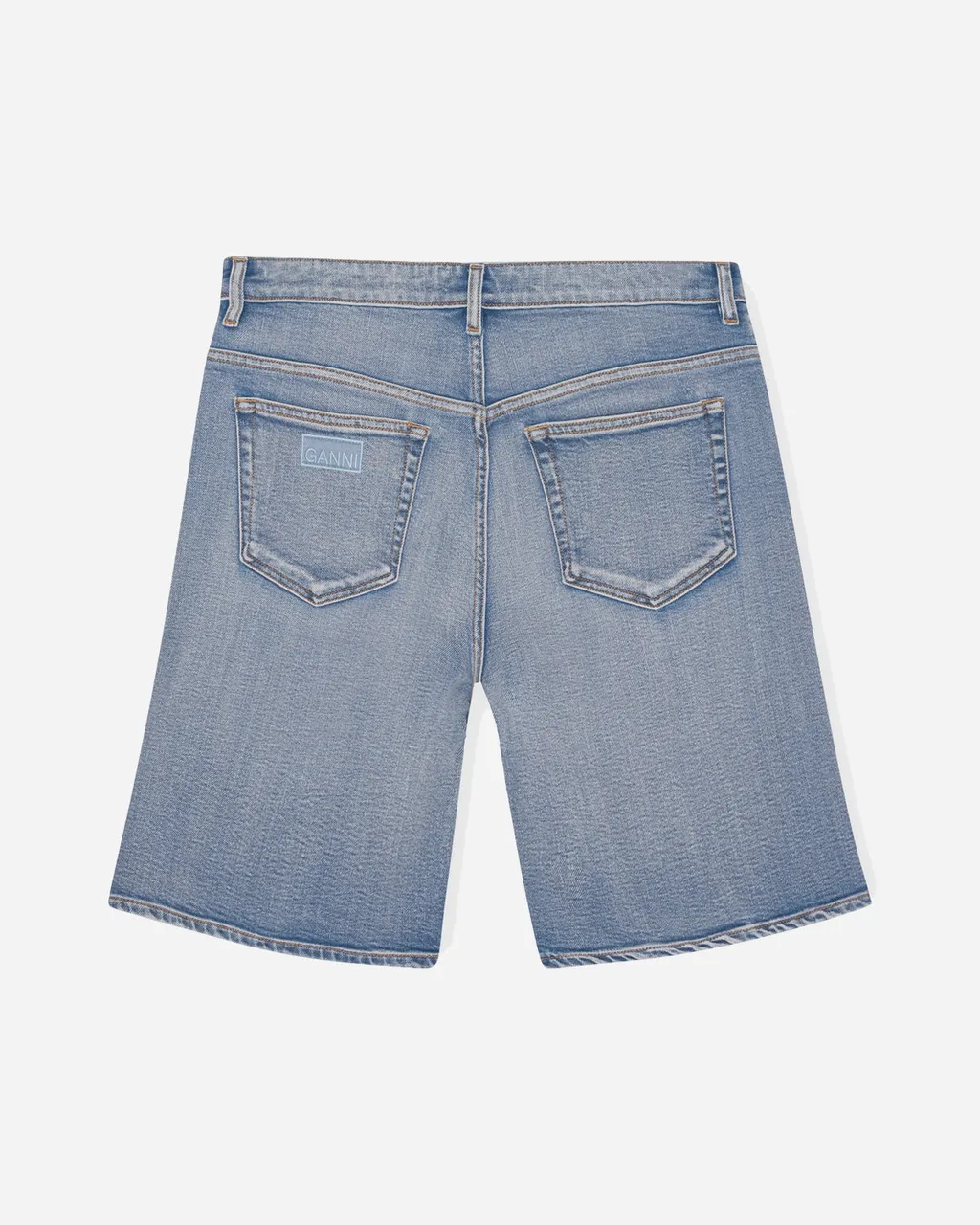 High-Rise Denim Shorts