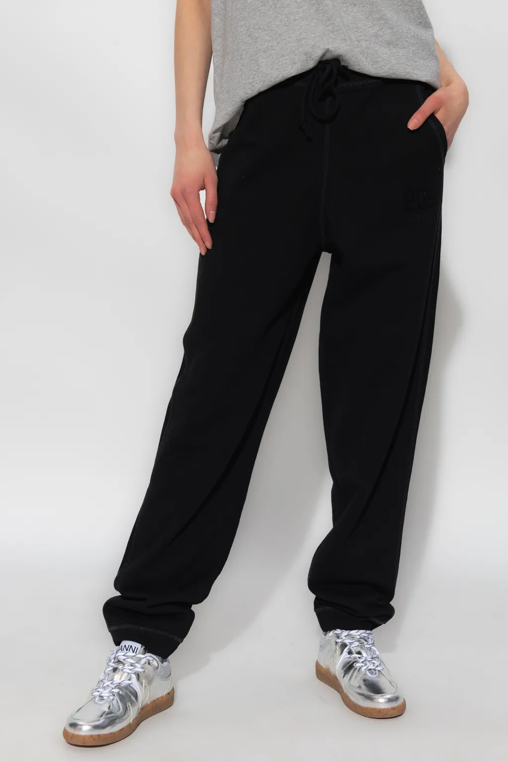 Logo-Embroidered Trousers