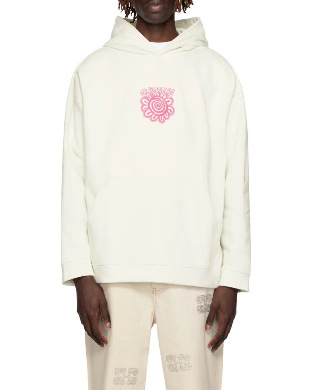 Logo-Appliqué Long-Sleeved Hoodie