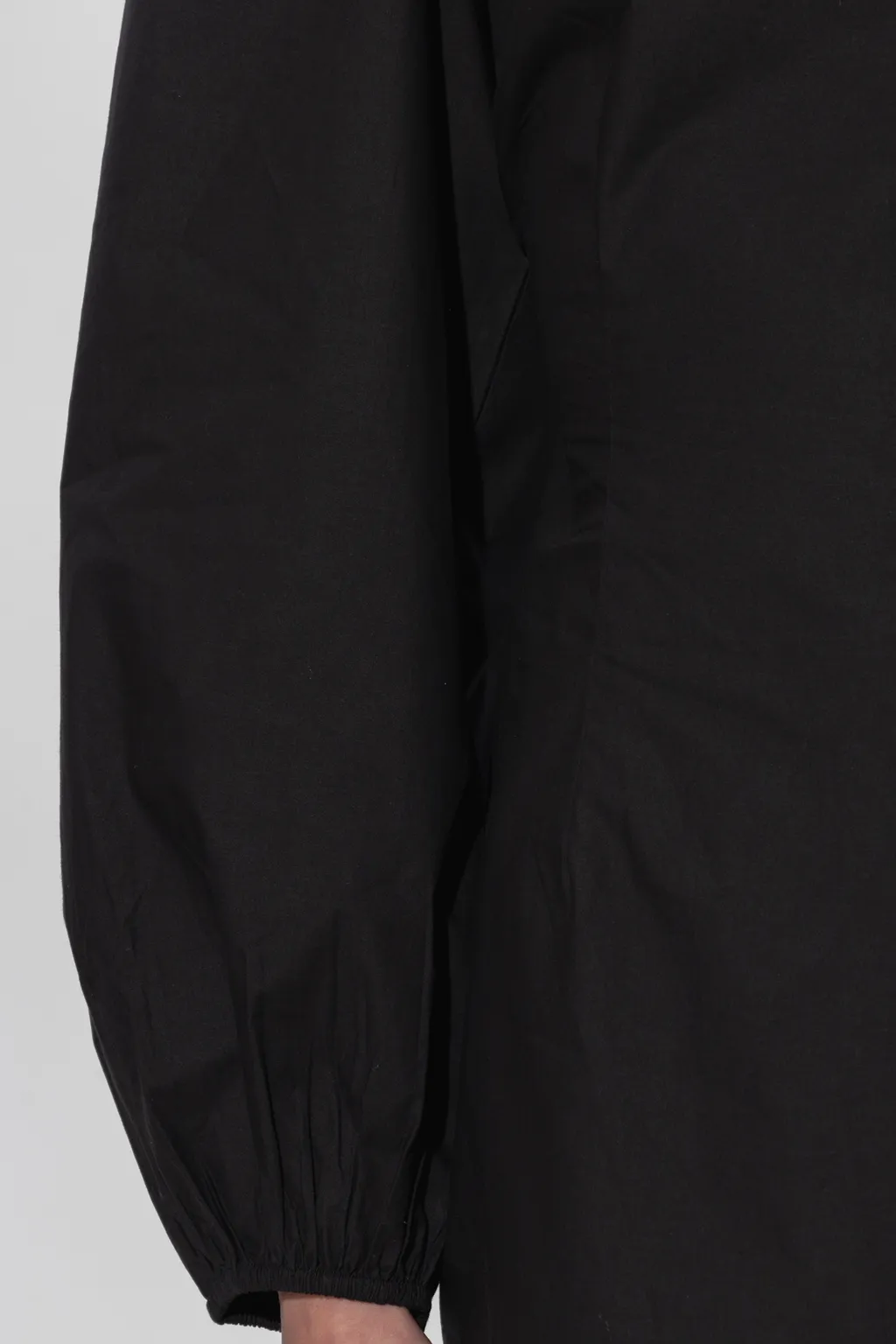 Puff Sleeved Open Back Mini Dress