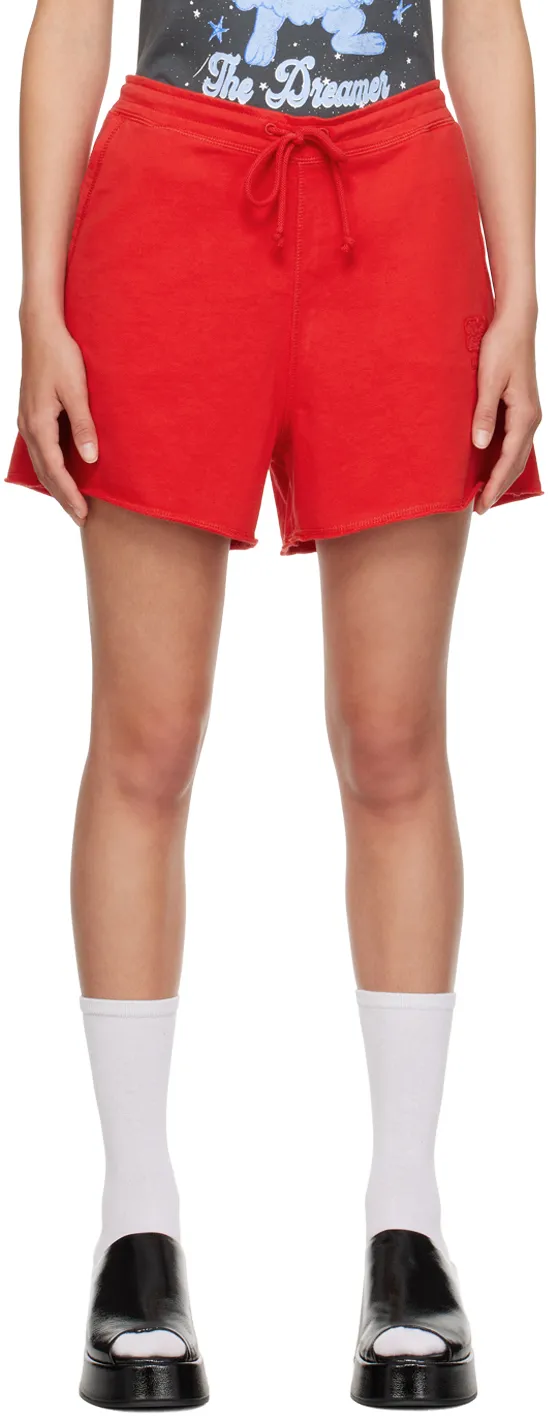 Logo-Embroidered Drawstring Shorts