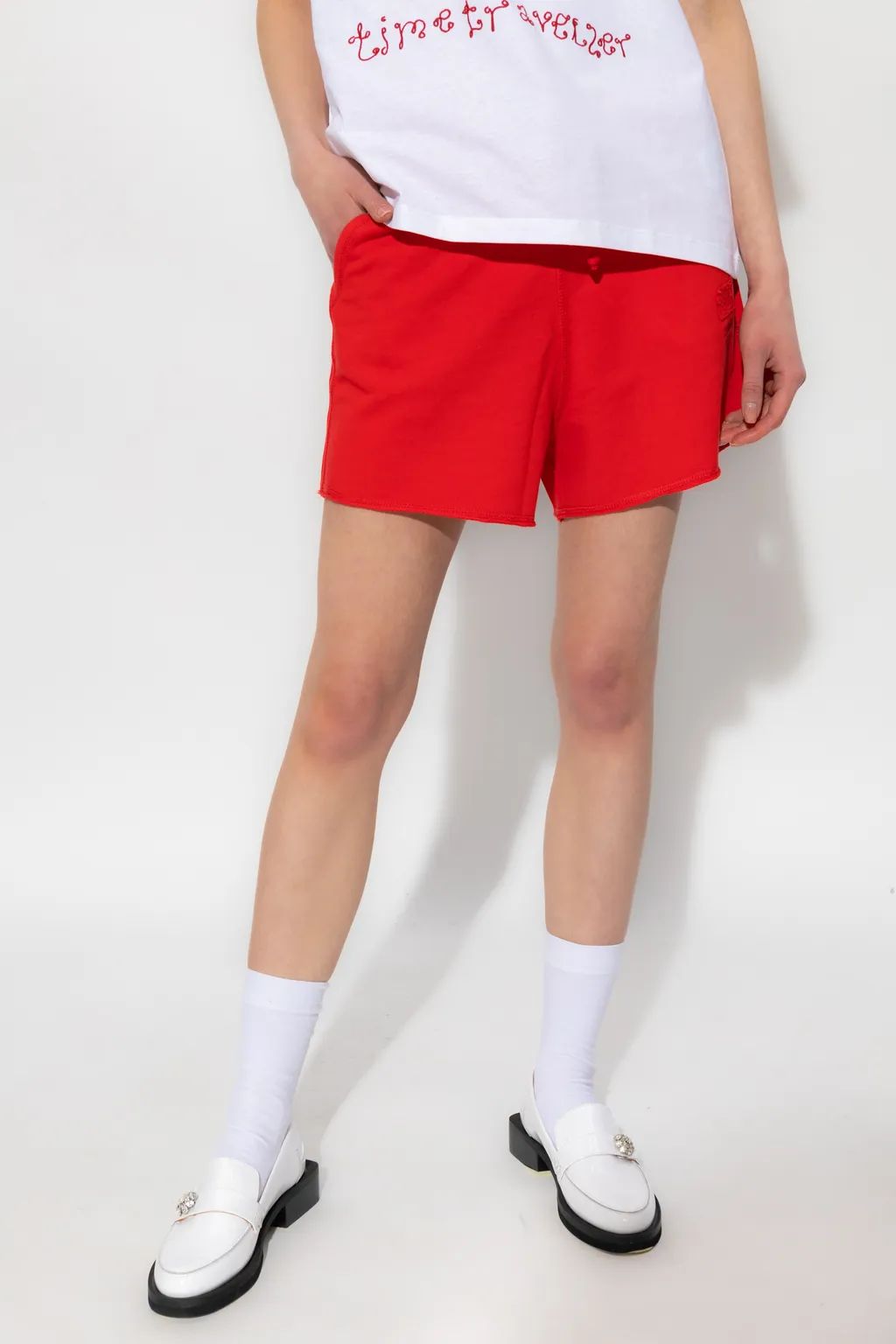 Logo-Embroidered Drawstring Shorts