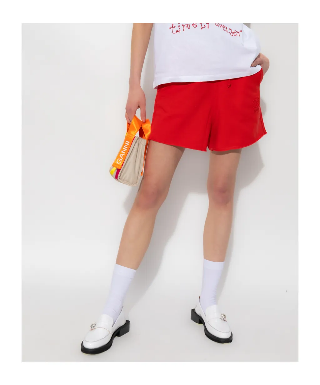 Logo-Embroidered Drawstring Shorts
