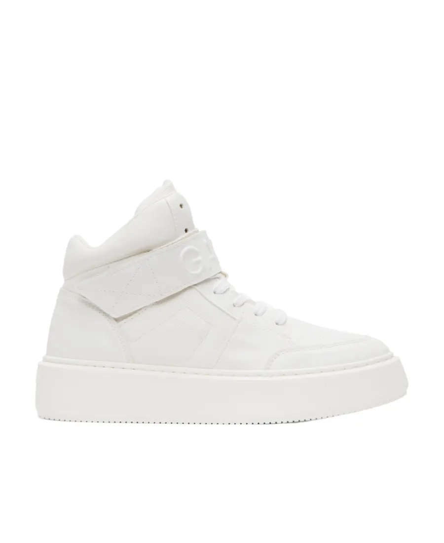 Logo Embossed High-Top Sneakers