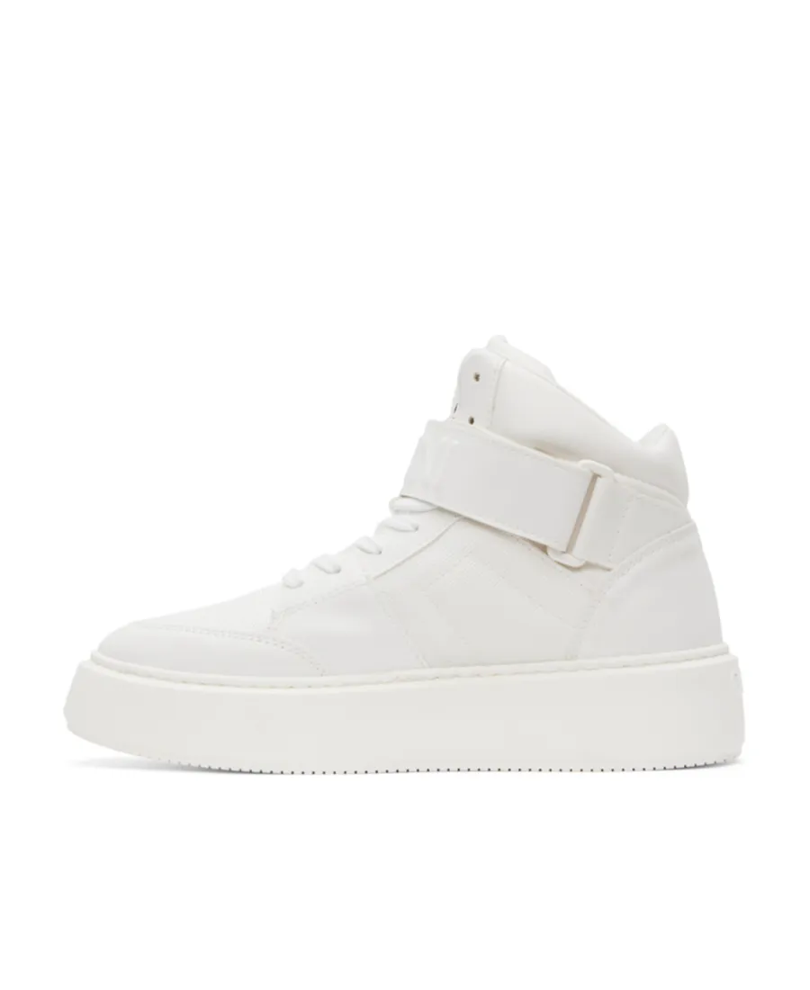 Logo Embossed High-Top Sneakers