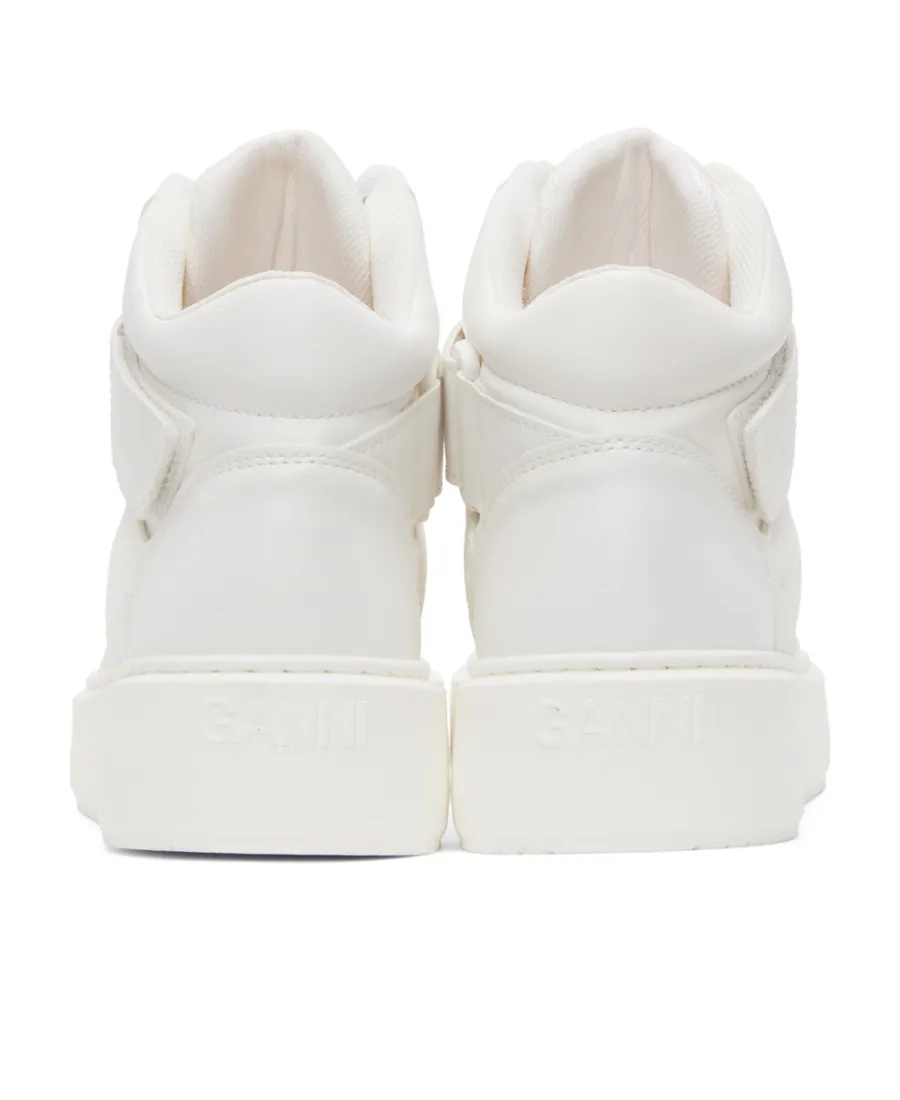 Logo Embossed High-Top Sneakers